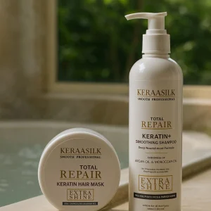 Total Repair And Extra Smoothing shampoo hair mask